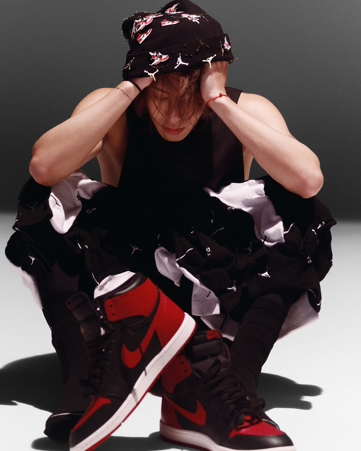 Jackson Wang jordan Metallic Brand 8