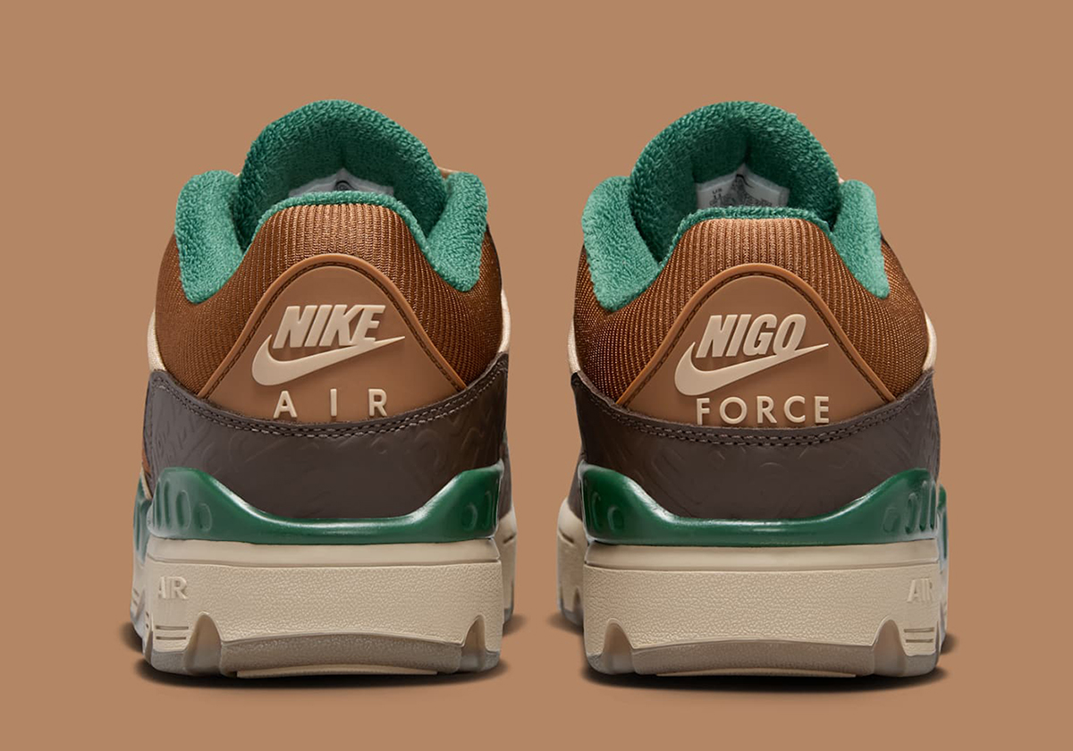 nigo nike air force 3 baroque brown HQ0260 201 release date 6