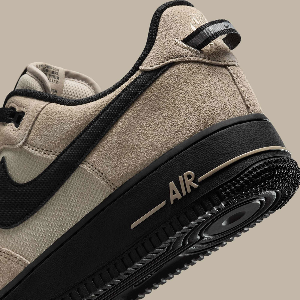 nike air force 1 low desert khaki black HV6526 200 3