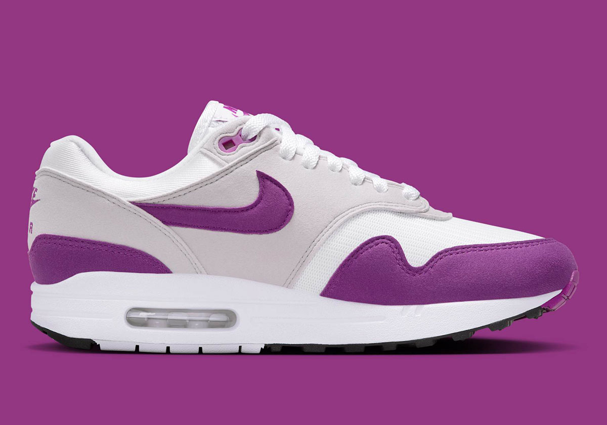 Nike Air Max 1 87 White Bold Berry Neutral Grey Black Hf1194 101 7