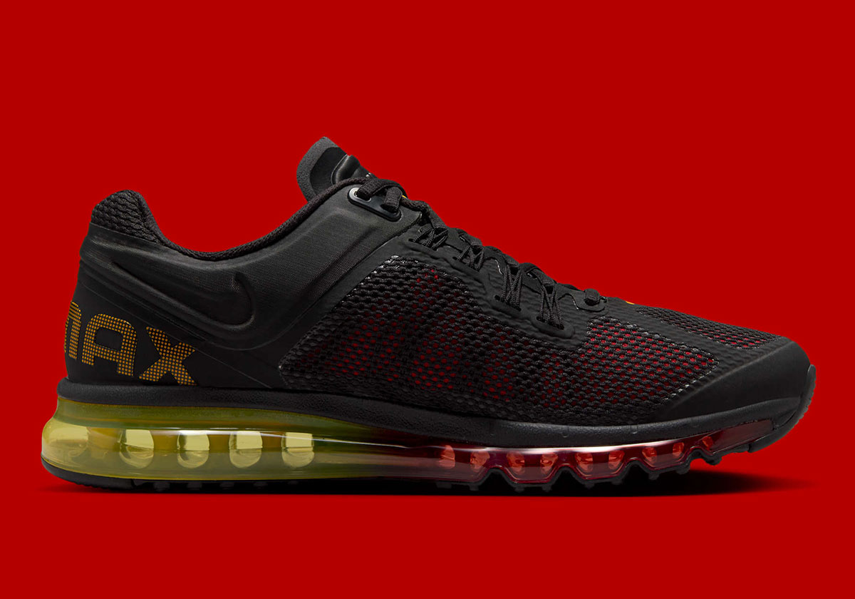 Nike Air Max 2013 Black University Red Laser Orange Hf3660 002 3