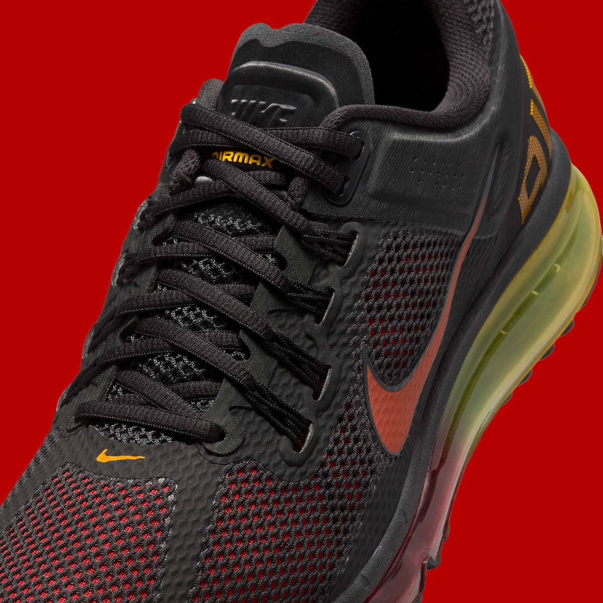 Nike Air Max 2013 Black University Red Laser Orange Hf3660 002 6