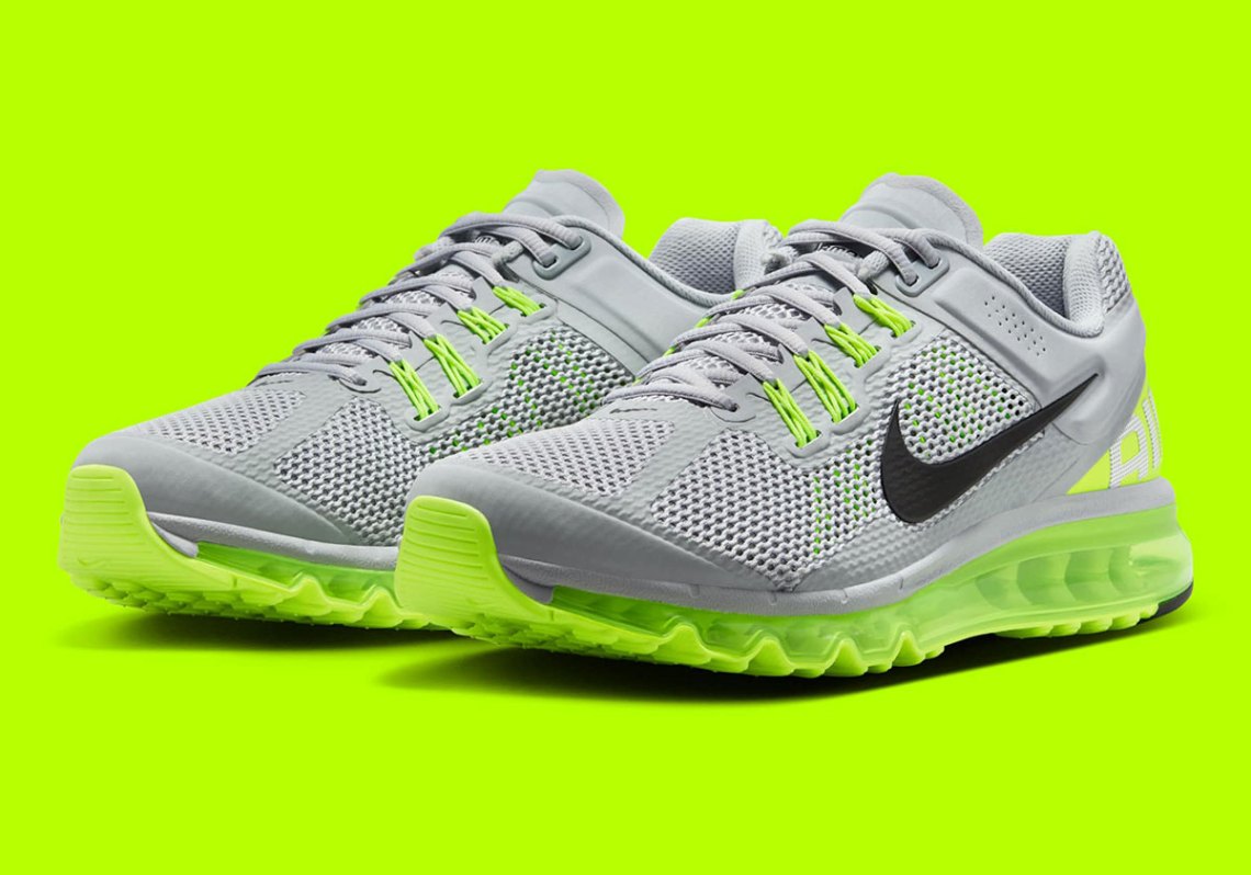✔️New✔️ NIKE Air Max 2013 Wolf Grey Volt Black Nike Air Max 2013 Wolf Grey Volt Black Men main image 3