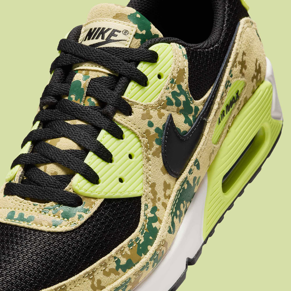 Nike Air Max 90 Camo Pack Team Gold Light Lemon Twist Phantom Black If1721 700 4