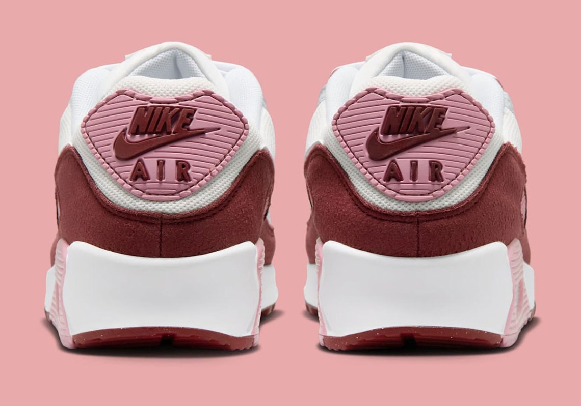 Nike Air Max 90 Dark Team Red Platinum Tint Pure Platinum Hm9451 600 6