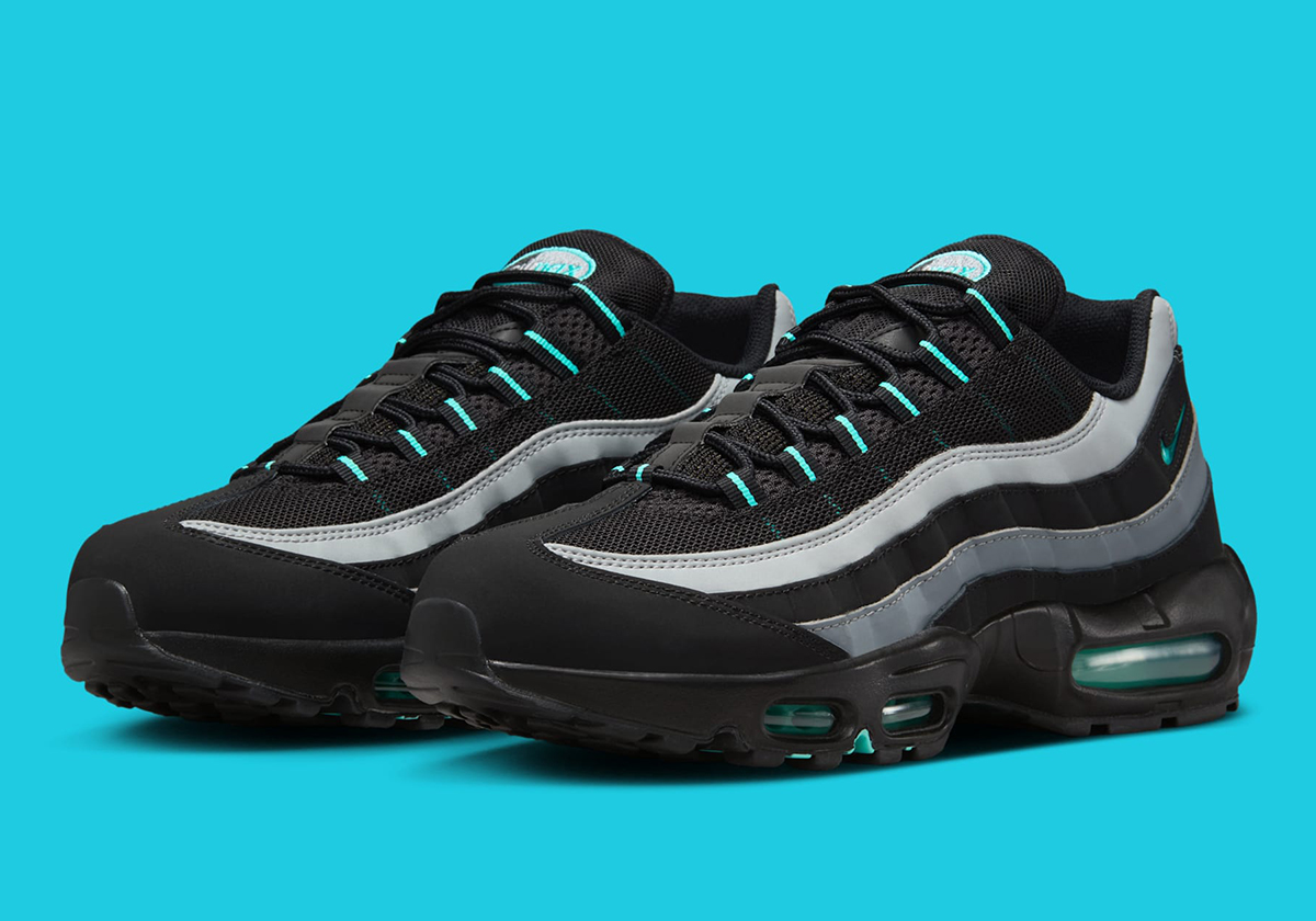 Nike Brings A "Jade Jewel" Swoosh To A Greyscale Air Max 95