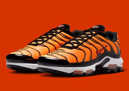 The Nike Air Max Plus Goes Golfing In Its Iconic “Sunset” Colorway