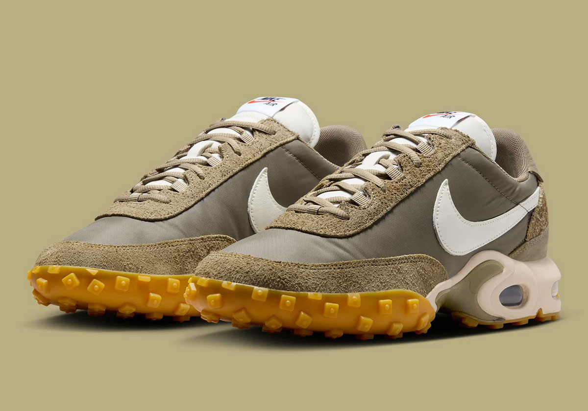 Nike Outfits The Hybrid Air Max Waffle Racer In "Matte Olive"