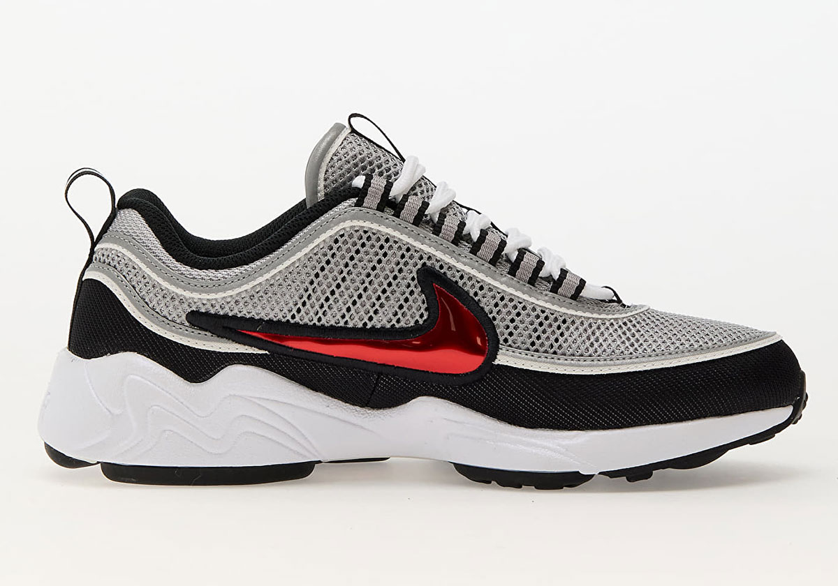 Nike Air Zoom Spiridon Og Metallic Silver Black Sport Red Hf9117 001 3