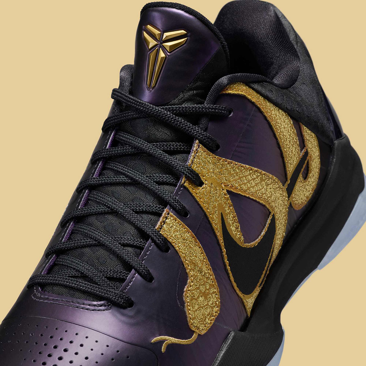 Nike Kobe 5 Protro Eggplant Black Metallic Gold Ib4481 500 2