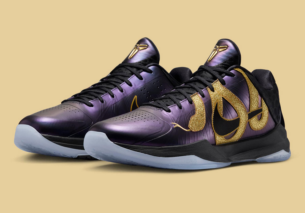 Nike Kobe 5 Protro Eggplant Black Metallic Gold Ib4481 500 3