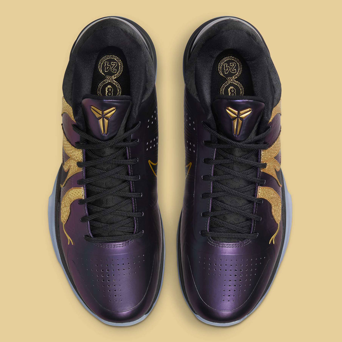 Nike Kobe 5 Protro Eggplant Black Metallic Gold Ib4481 500 6