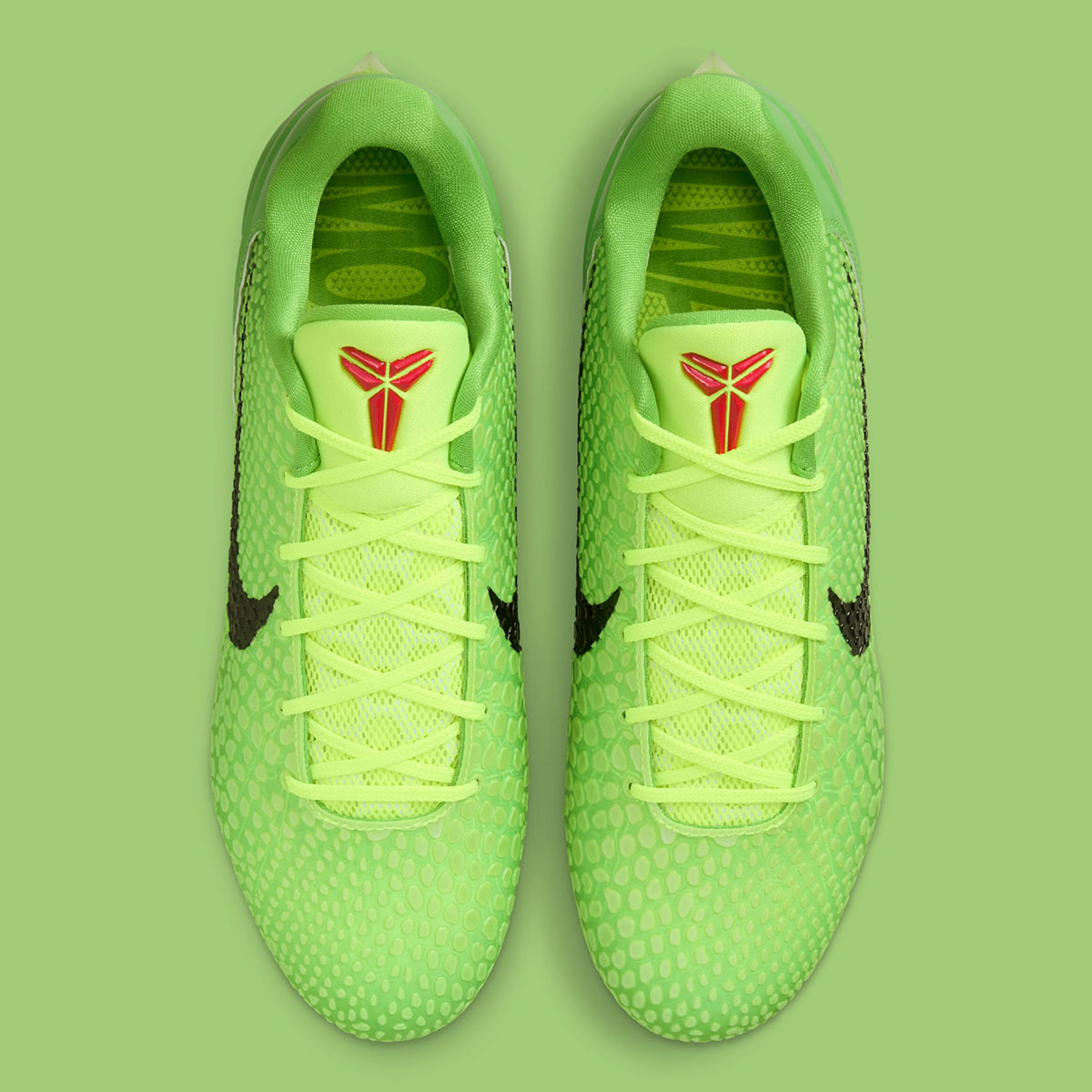 nike kobe 6 grinch cleats vapor edge HQ1644 300 4