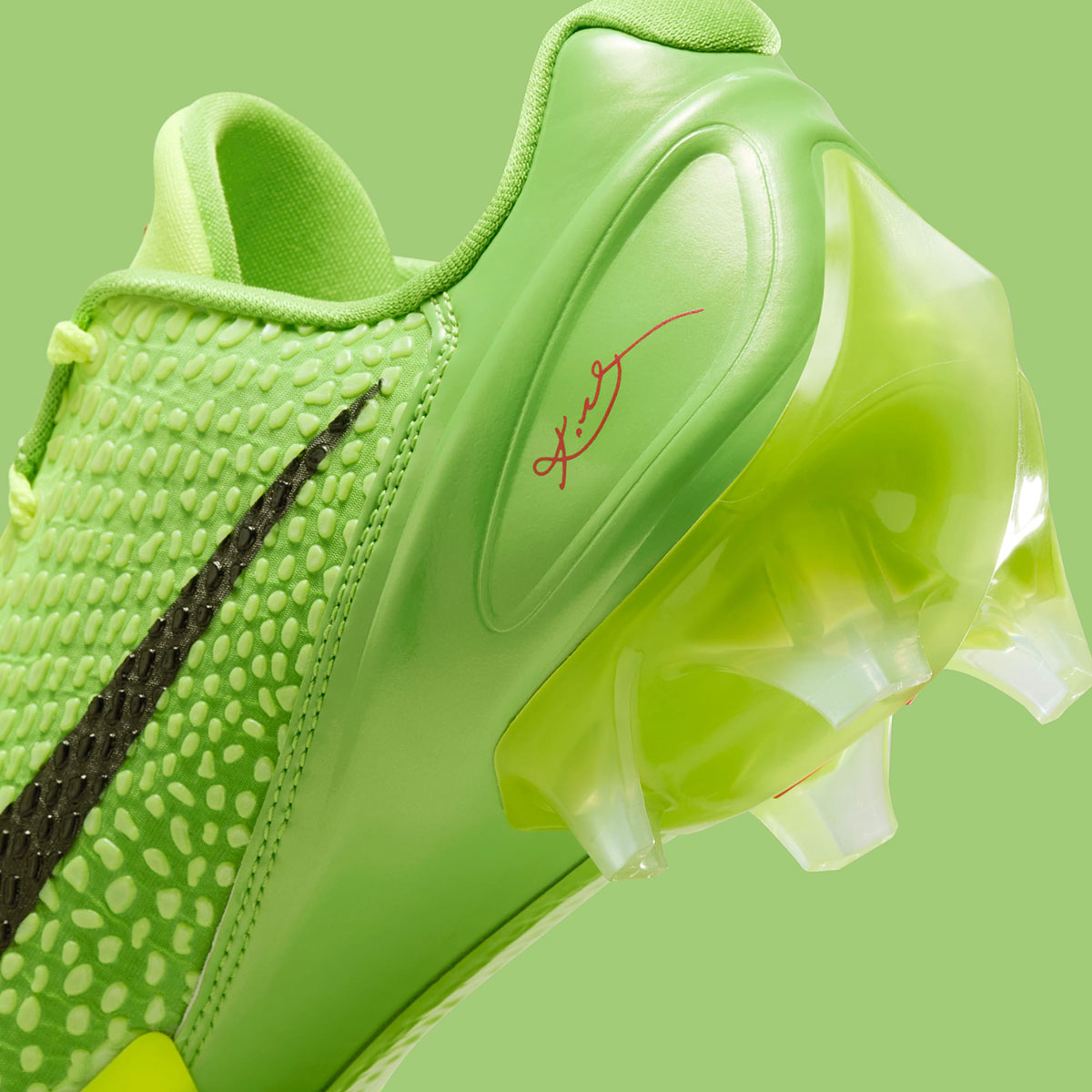 nike kobe 6 grinch cleats vapor edge HQ1644 300 6