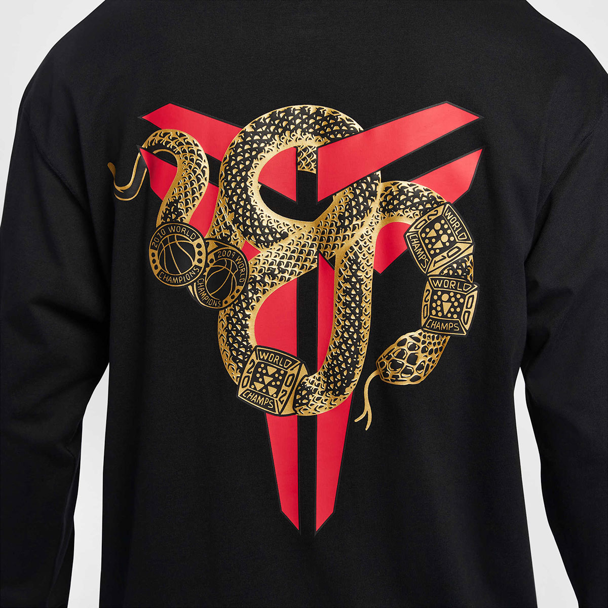 Nike Kobe Year Of The Snake 5 Rings Long Sleeve Shirt Black 2