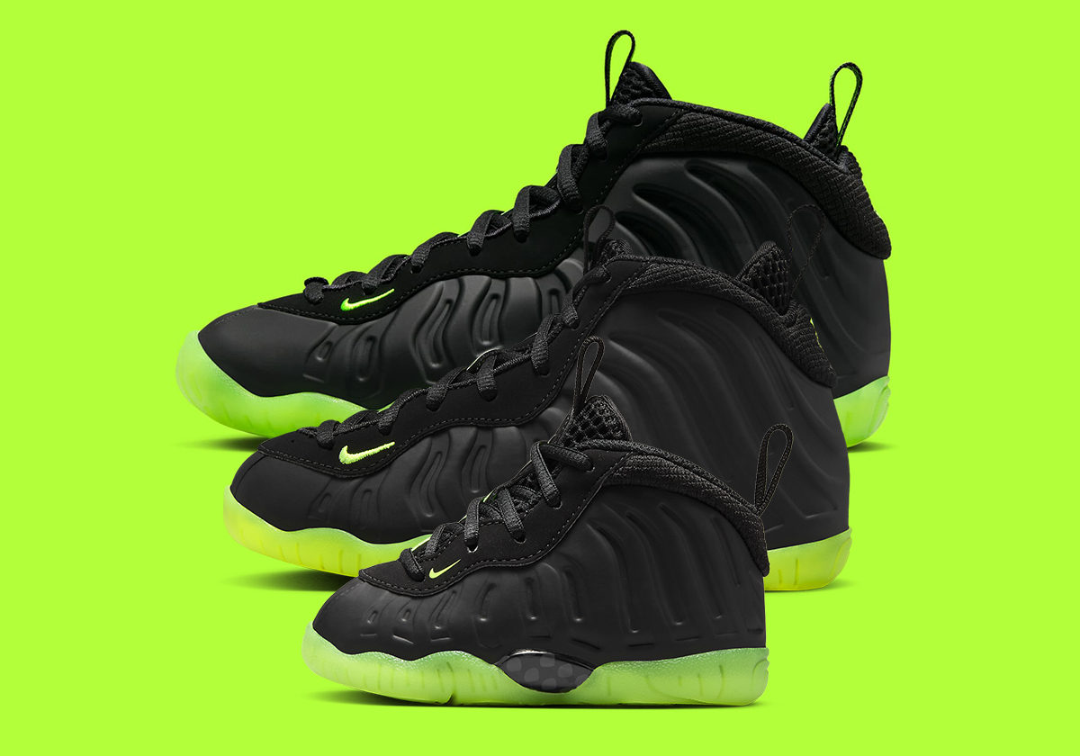 The Cube nike Little Posite One "Black Volt" Is A Full Kids Sizing Event