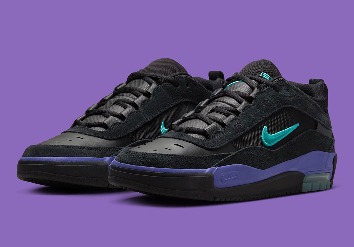 Nike Sb Ishod 2 Black Grape Black Persian Violet Dusty Cactus Fb2393 003 3