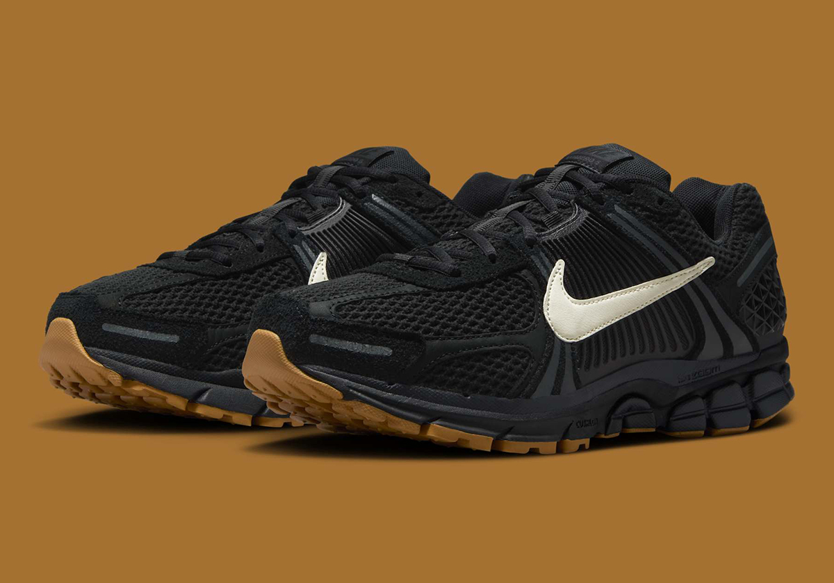 The Nike Zoom Vomero 5 Goes From The Trail To The Halfpipe In "Black/Gum"