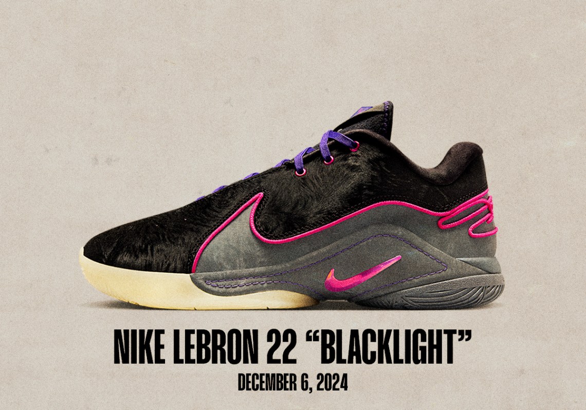 Sneaker Releases December 1 December 7 2024 Nike Lebron 22 Blacklight