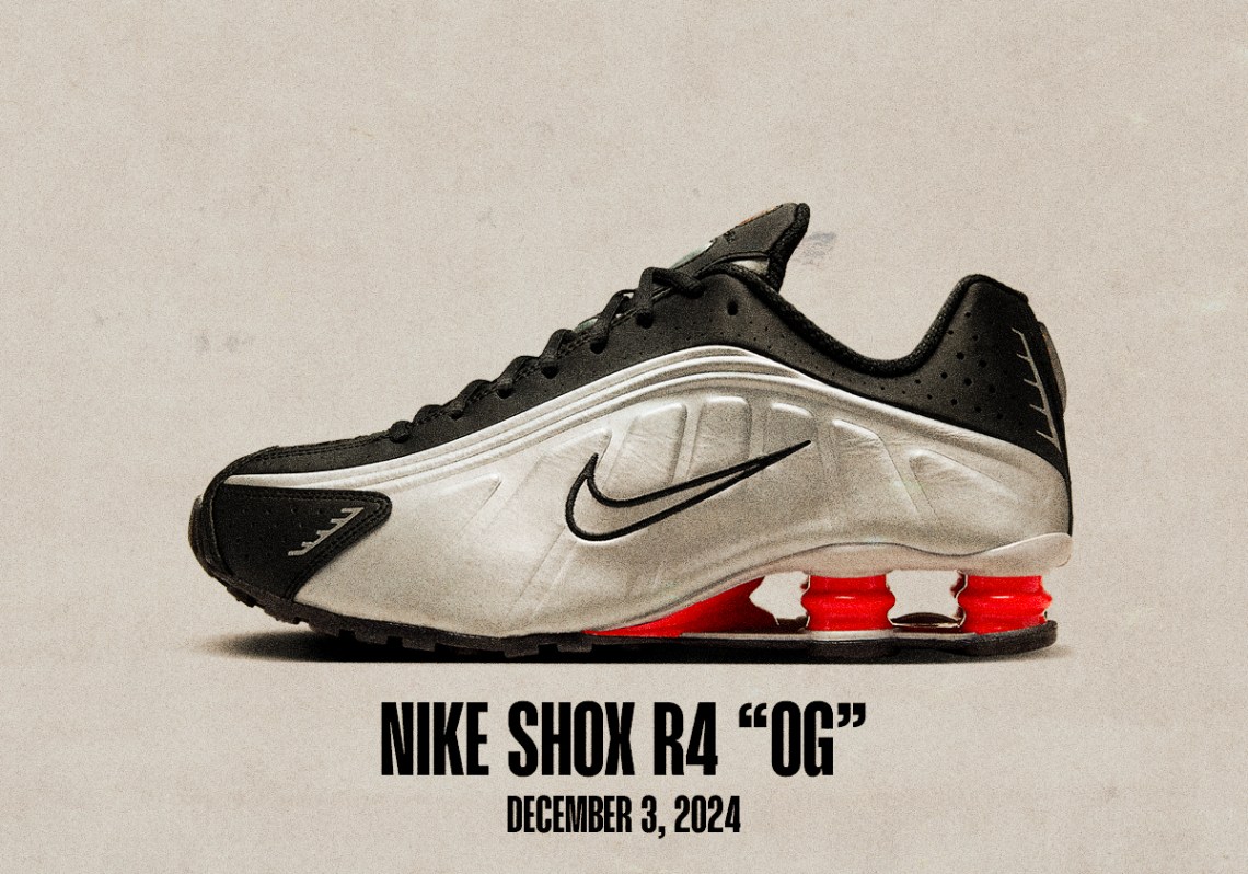 Sneaker Releases December 1 December 7 2024 Nike Shox R4 Og