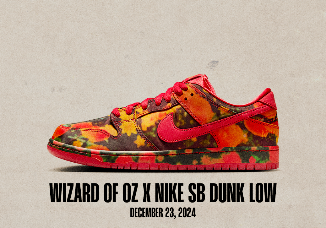 Sneaker Releases December 22 28 Nike Sb Dunk Low Wizard Of Oz