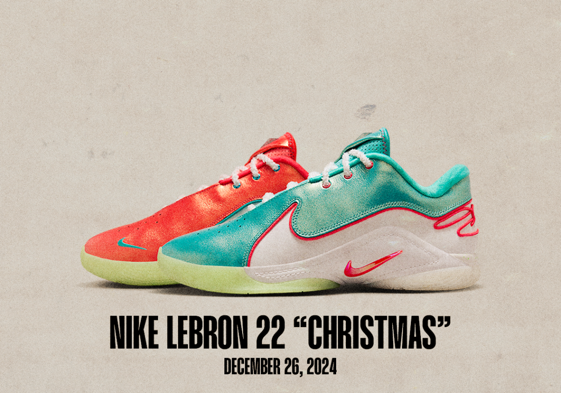 sneaker releases december 22 december 28 2024 nike lebron 22 christmas a53aec