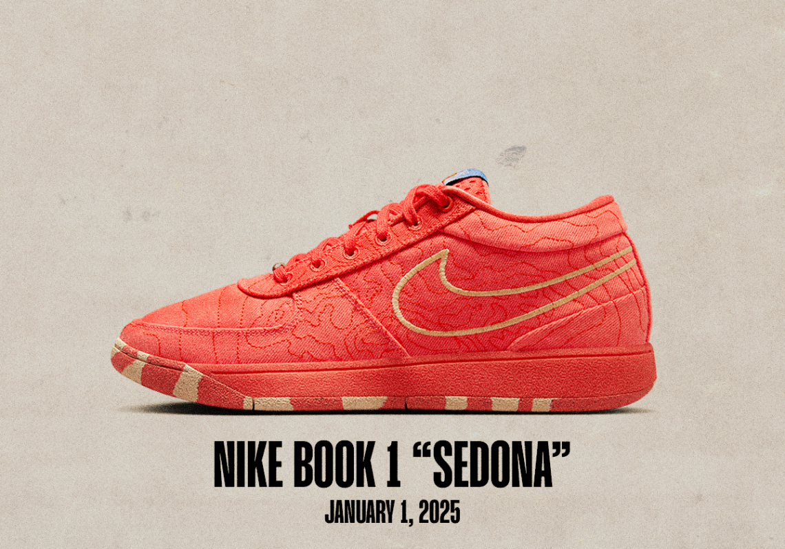 sneaker releases december 29 january 4 2025 nike book 1 sedona