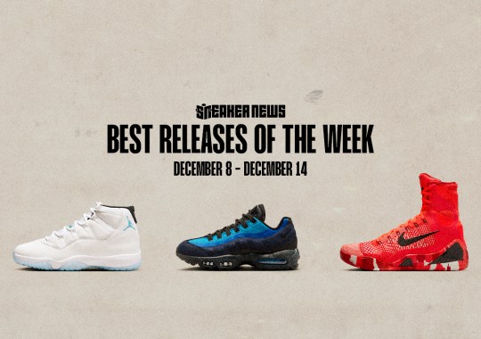 Jordan 11 "Legend Blue," Kobe 9 "Christmas," Stash Nike And All Of This Week's Best Releases