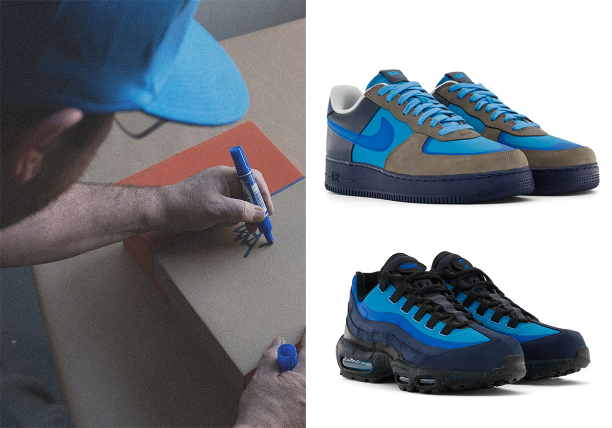 CNCPTS Has A Limited Run Of Signed Stash Nike “Blue Pack” Pairs Available Now