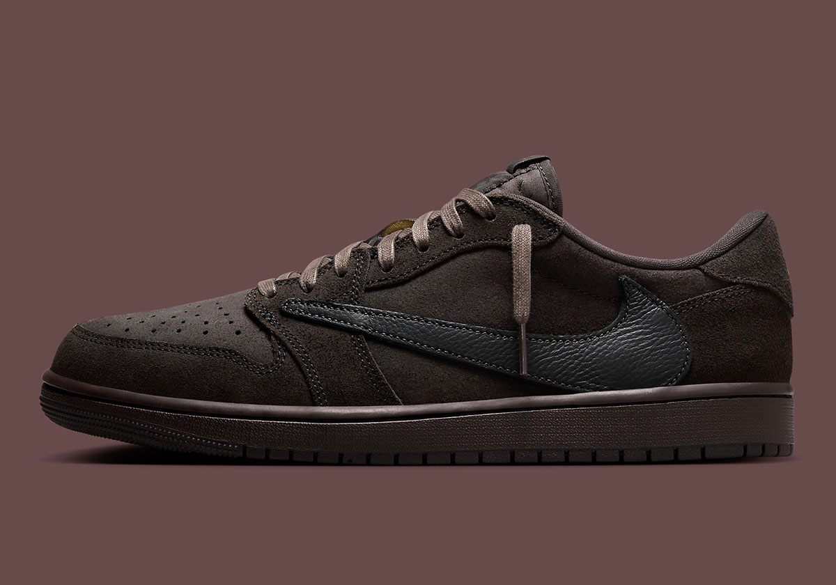 Travis Scott Jordan 1 Low Velvet Brown  Dm7866 202 1