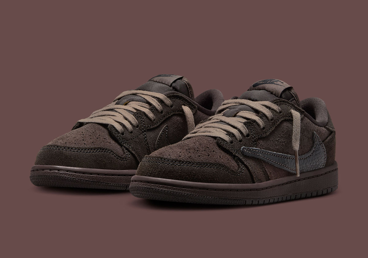 Travis Scott Jordan 1 Low Velvet Brown Ps Do5442 202 3