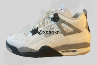 First Look At The 2025 Air Jordan 4 “White Cement”