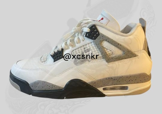 First Look At The 2025 Air Jordan 4 "White Cement"