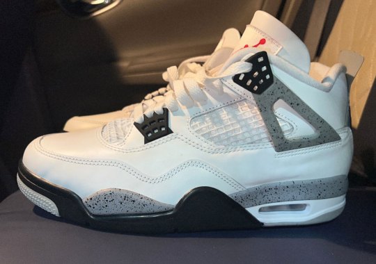 First Look At The 2025 Air Jordan 4 "White Cement"