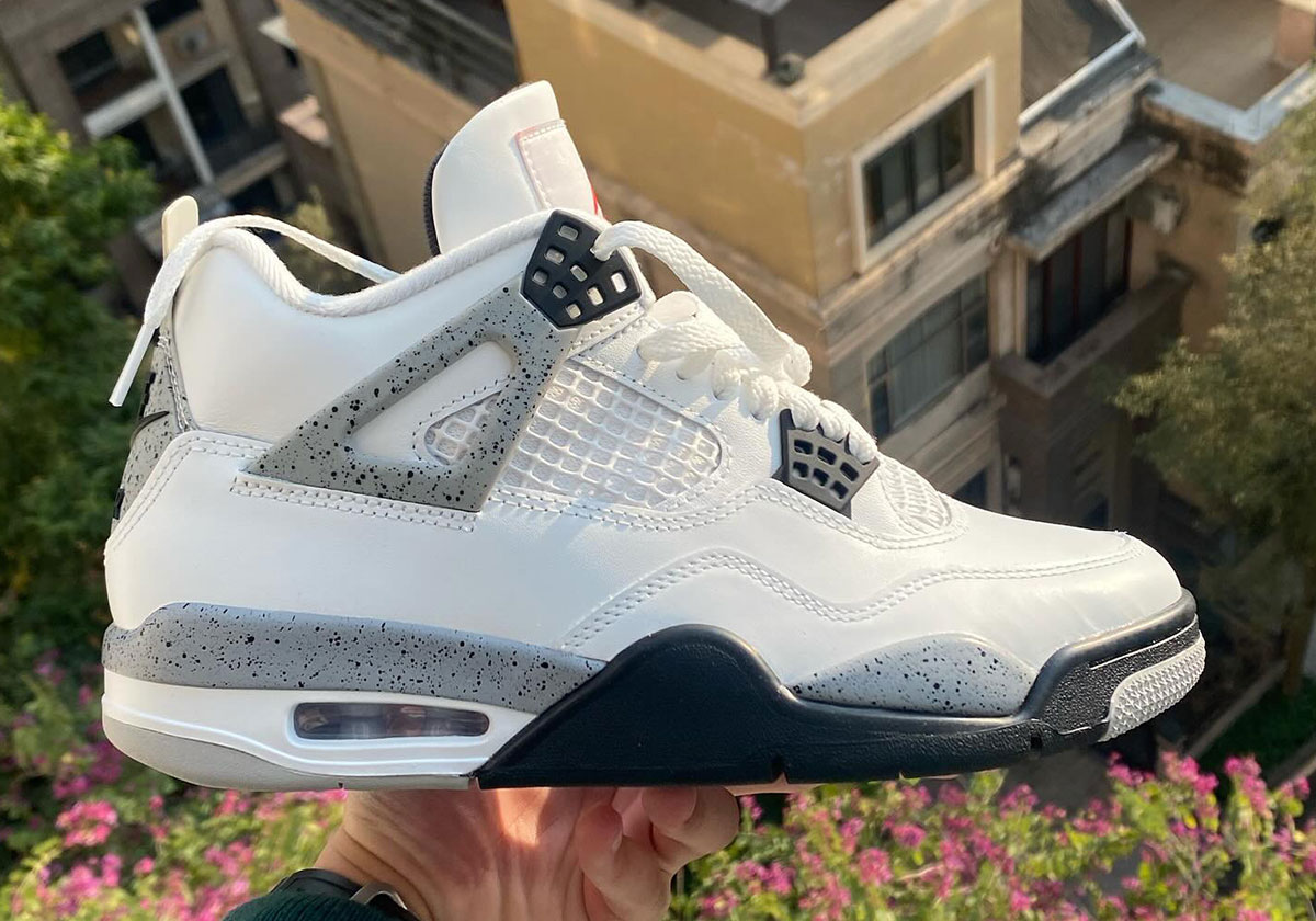 Detailed Look At The 2025 Air Jordan 4 "White Cement"