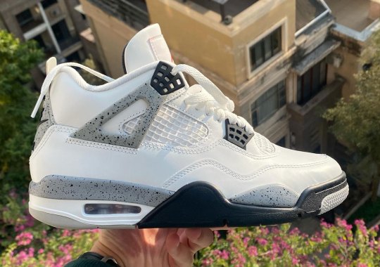 Detailed Look At The 2025 Air Jordan 4 “White Cement”