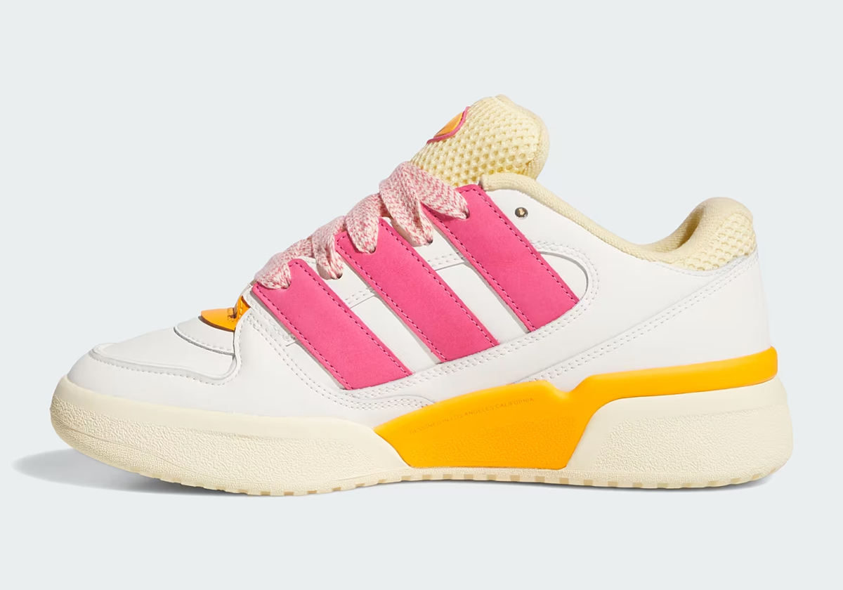 adidas forum2000 off white pink fusion orange tint JR3172 2