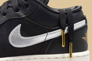 Precious “Metallic Gold” And “Metallic Silver” Coat The Air Jordan 1 Low