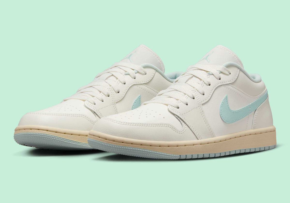 Jordan Brand Brings A Vintage Vibe To The Air Jordan 1 Low "Igloo/Sail"