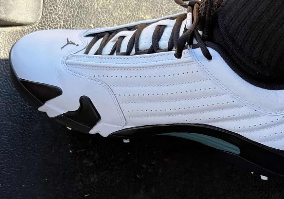 First Look At The Air Jordan 14 Golf “Oxidized Green”