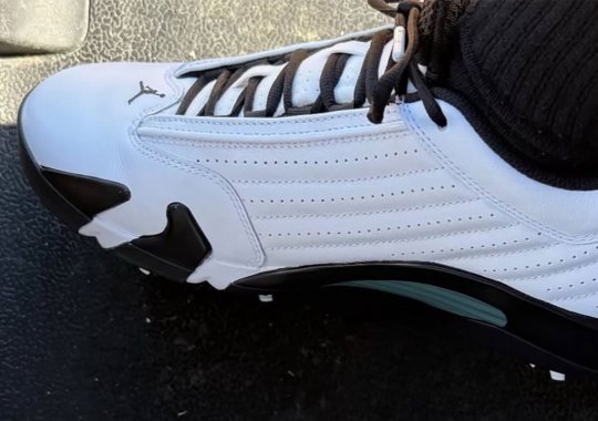 First Look At The Air Jordan 14 Golf "Oxidized Green"