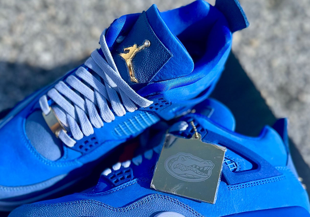 A Closer Look At The Air Jordan 4 “Florida Gators” PE