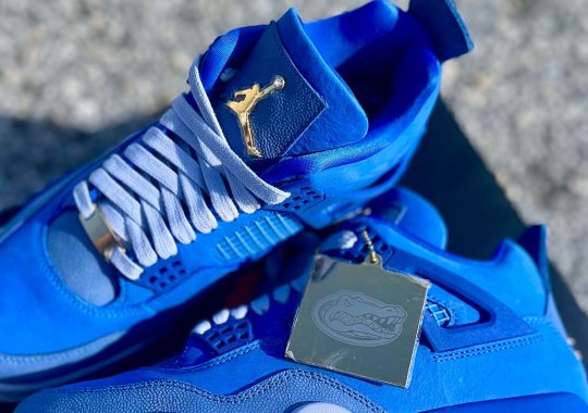 A Closer Look At The Air Jordan 4 "Florida Gators" PE