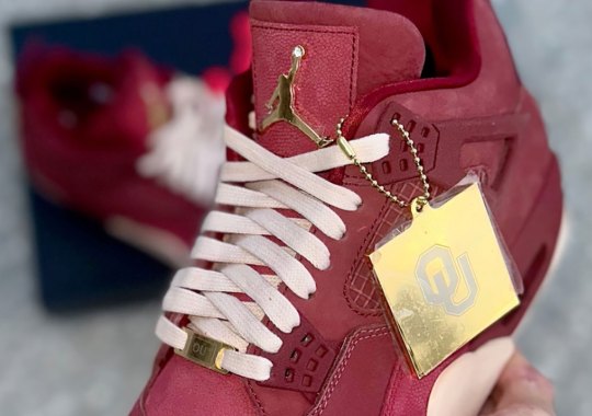 The Oklahoma Sooners Join In On The Air Jordan 4 PE Fun