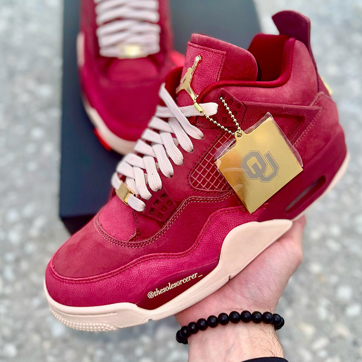 Air Jordan 4 Oklahoma Sooners Pe 2025 9