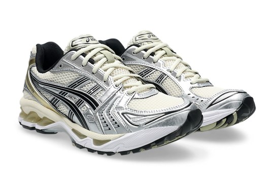 ASICS Adds "Metallic Birch" To The GEL-Kayano 14