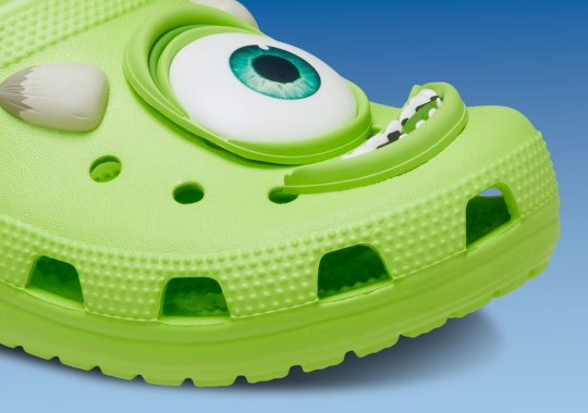 Mike Wazowski Of Monsters Inc Heads To Work In Crocs Clogs