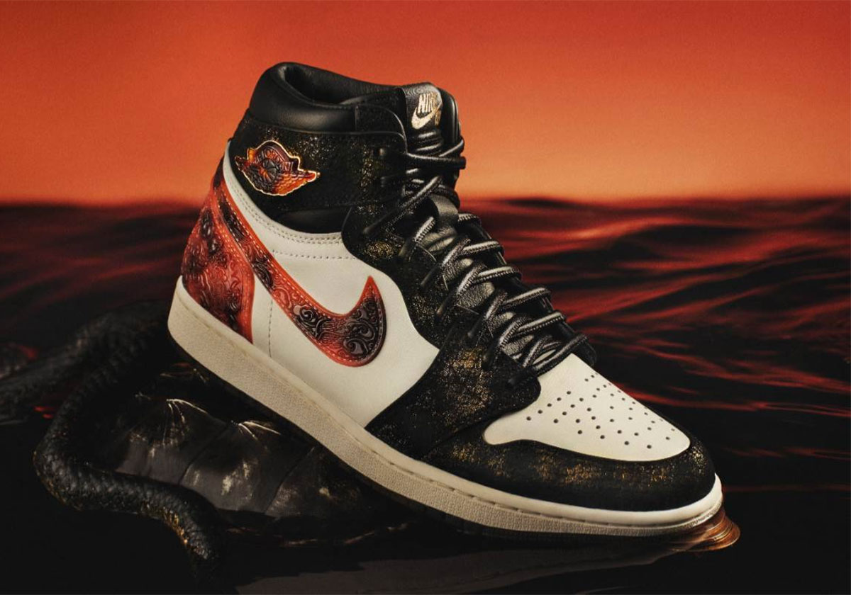 The China-Only Air Jordan 1 "Xuanwu" Combines Elements Of Snakes And Tortoises