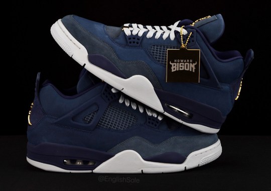 A Closer Look At The Air Jordan 4 "Howard University" PE