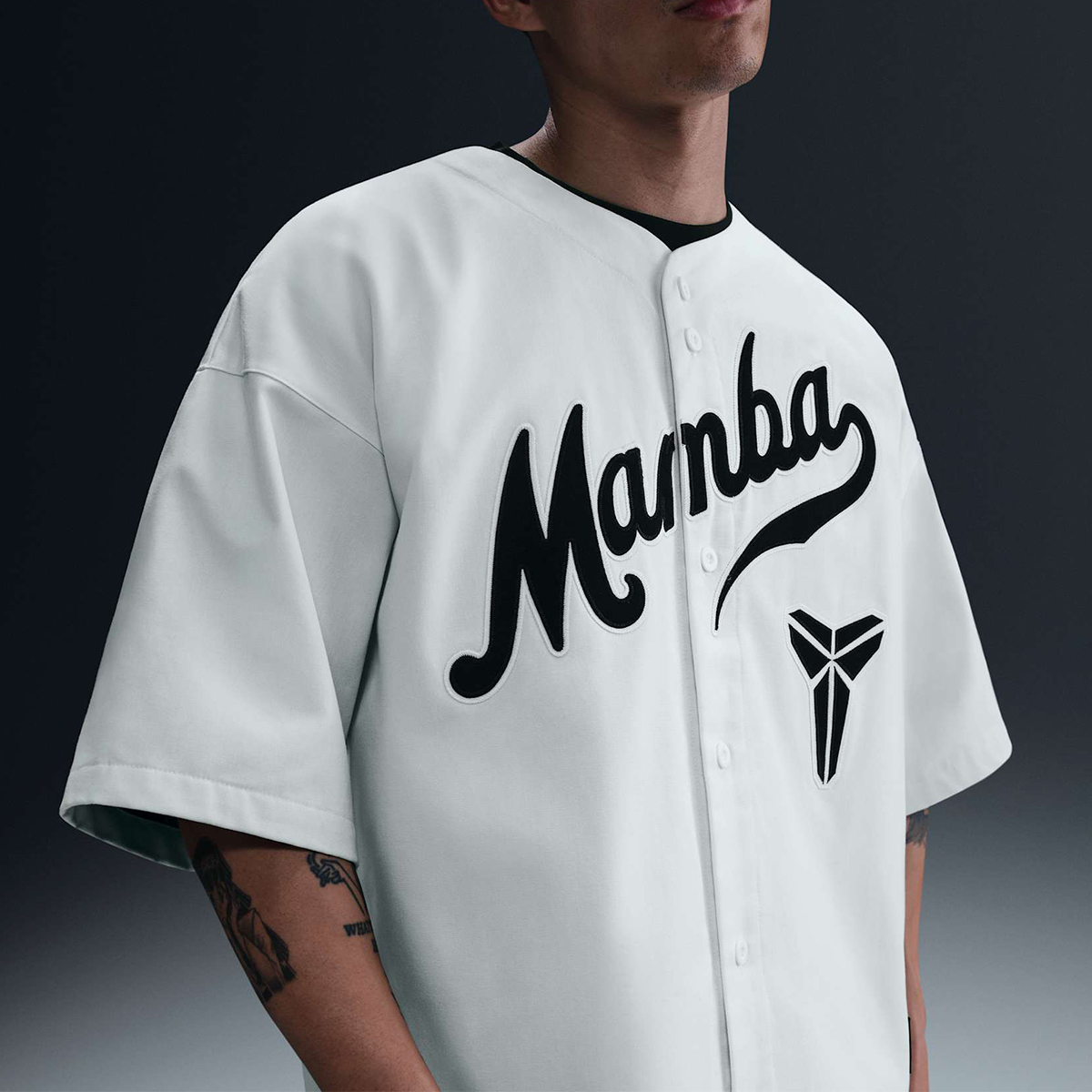 Kobe Bryant Mamba Baseball Jersey White 7